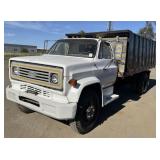 1985 CHEVY 14' Flatbed Dump Truck