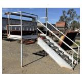 4'x6'x3' Steel Catwalk and Step Ladder