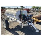 Custom 400g Fiberglass Tank Spray Trailer