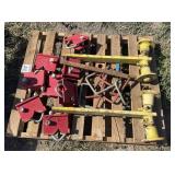 Pallet of Clamps and Gauge Wheels