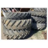 Set of (6) JD Tractor Tires and Rims