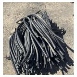 Pallet of Assorted Size Black Poly Siphon Tubes