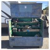 Upright Steel Toolbox & Contents