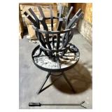 Fire Pit Basket & Table