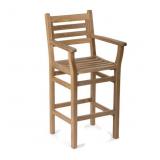 Bar Height Chair, Armchair, Teak