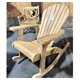 Rocking Chair, Adirondack, Teak