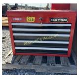 /UNUSED CRAFTSMAN 5-DRAWER TOOL BOX & CONTENTS W