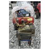 CAMPBELL HAUSFIELD AIR COMPRESSOR   TWIN TANK