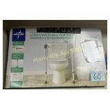 MEDLINE FOLDABLE TOILET SAFETY RAIL