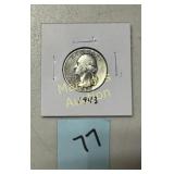 1943  WASHINGTON QUARTER   90% SILVER