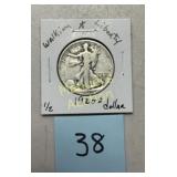 1920-D WALKING LIBERTY HALF DOLLAR