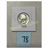 1954 WASHINGTON QUARTER   90% SILVER