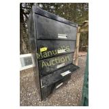 ROLLING TOOL LOCKER ON WHEELS W/  CONTENT