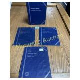 (4) COIN COLLECTION BOOKS- SOME PENNIES