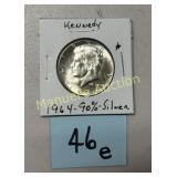 1964  KENNEDY HALF DOLLAR   90% SILVER