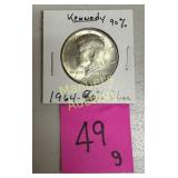 1964-D KENNEDY HALF DOLLAR  90% SILVER