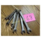 8 HUSKY METRIC OPEN / BOX END WRENCHES