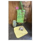 TOTE BAG ON WHEELS - DRYING MATS -