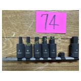 6 PC MM HUSKY 1/2' DRIVE HEX BIT IMPACT SOCKETS