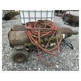 ACETYLENE   OXYGEN  TANK & HOSE & CART