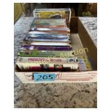 C1 LOT OF VHS TAPES