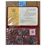 1969 NZD COMMEM. COIN SET
