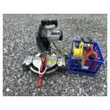 PORTER CABLE MITER SAW & MISC. ITEMS