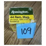 REMINGTON 44 REM. MAG. 20 CT.