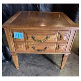 C1 SIDE TABLE WITH 1 DRAWER -REAL WOOD-
