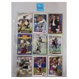 (9) NFL SIGNED CARDS