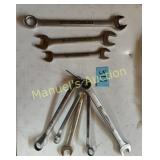 (8) OPEN / CLOSED ENDED WRENCHES