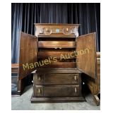SOLID WOOD ARMOIRE