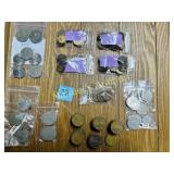 ESTATE LOT OF VTG. MIXED SPANISH COINS
