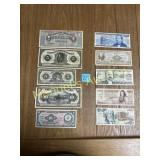 (10PC) MEXICAN REV'Y SCRIP & BANKNOTES