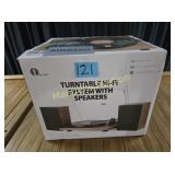 C1 TURNTABLE HI-FI SYSTEM WITH SPEAKERS