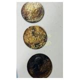 (8) VTG. PLASTIC TOKENS WITH WILLIAM SHATNER