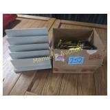 ORGANIZER, LOT OF PENS AND HIGHLITERS