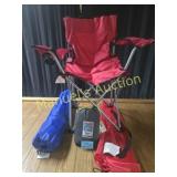 (2) LAWN CHAIRS & TWO PERSON HAMMOCK
