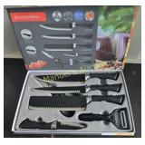KUNZHISHENG 4PC KNIFE WITH PEELER & SCISSOR