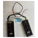 (2) 3'X7' CHASE & WARNING LED LIGHTS