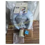 MEMORY FOAM NECK PILLOW & MASK SET W/CANDLE