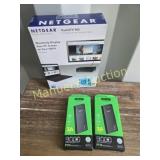 NETGEAR TV ADAPTER & (2) POWERBANKS