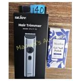 HAIR TRIMMER & GEL NAIL POLISH