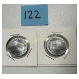 C1 (2) 1970 SINGER SEWING MACHINE TOKENS