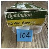 REMINGTON 32 WIN. SPECIAL 20 CT.