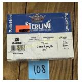 PALLETTONI 20 GUAGE SHELLS 10 CT.
