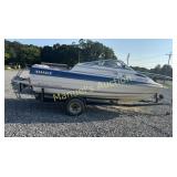18' BAYLINER FIBERGLASS PLEASURE BOAT W/TRAILER L1