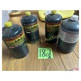 (4) CANS OF PROPANE  FUEL