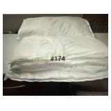 (2) KING SIZE BRAND ADJUSTABLE THICKNESS PILLOWS