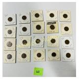 (20) WHEAT BACK PENNIES 1950 -1958
